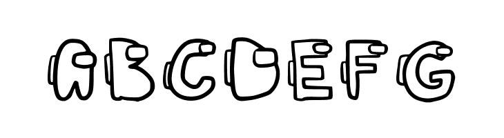 Among Us Regular  Free Fonts Download