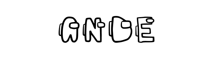 Among Us Regular  Free Fonts Download