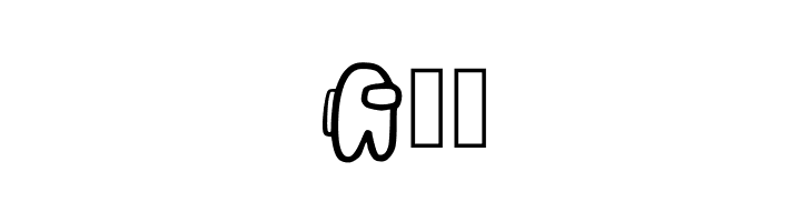 Among Us Regular  Free Fonts Download