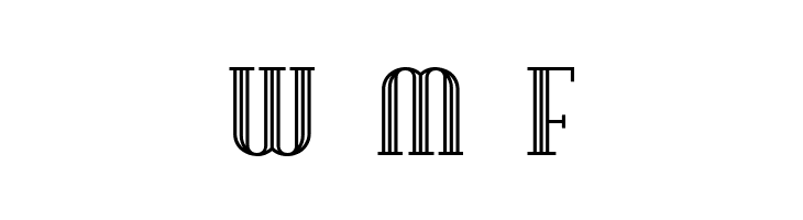 Debonair Inline NF  Free Fonts Download