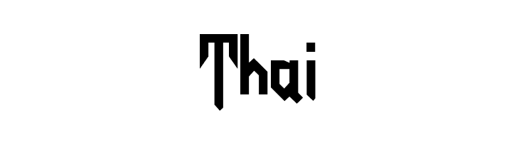 Thai JudasPriest Font