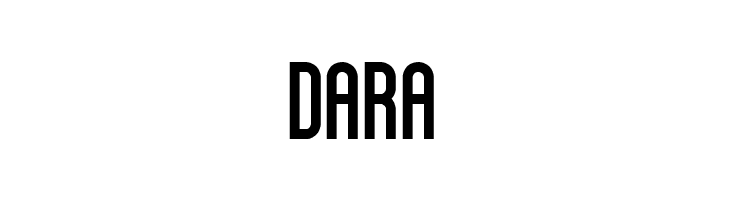 DARA Slimania Bold Font