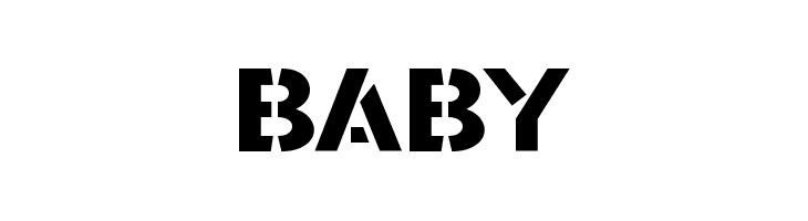 Area Stencil  Free Fonts Download