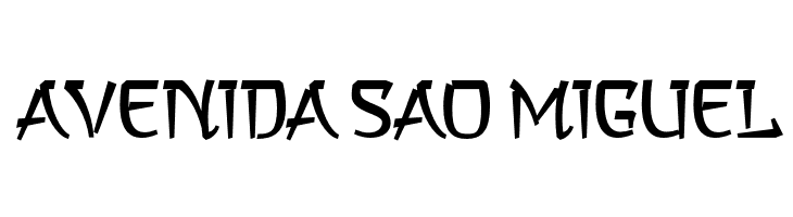 a Asian Hiro  Free Fonts Download