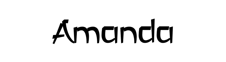 a Asian Hiro  Free Fonts Download