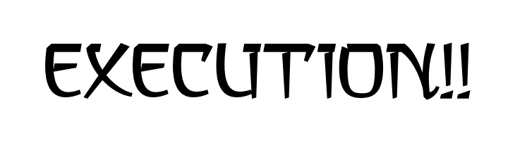 a Asian Hiro  Free Fonts Download