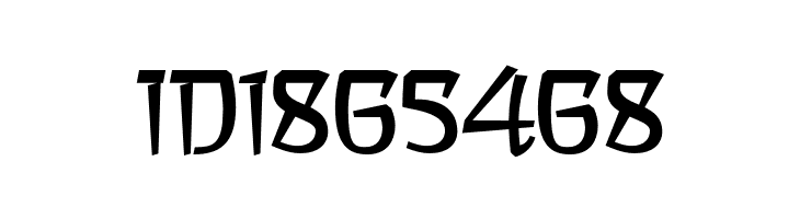 a Asian Hiro  Free Fonts Download