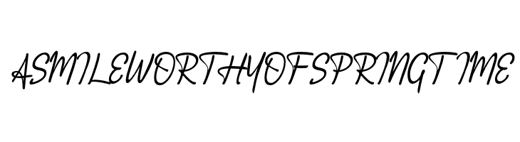 Accountant Signature  Free Fonts Download