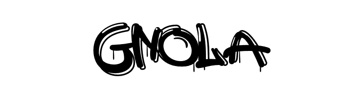 GNOLA Attack Graffiti Font