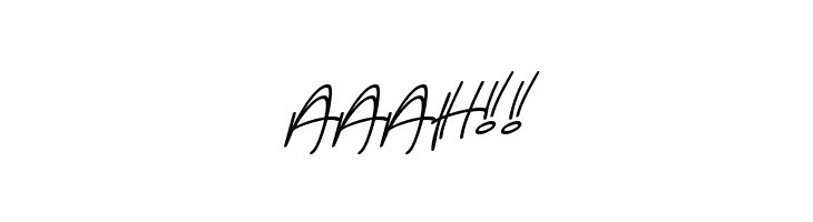 AAAH%2521%2521 AtlandSketches BB Italic Font