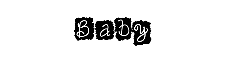 Cute Cursive Blackout  Free Fonts Download