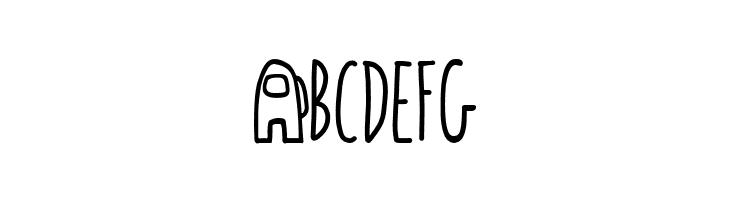 Amongus  Free Fonts Download