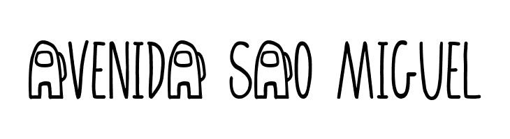 Amongus  Free Fonts Download