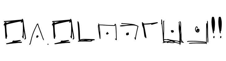 Pigpen Regular  Free Fonts Download