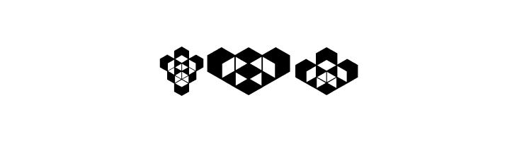 Hexagonos Regular  Free Fonts Download
