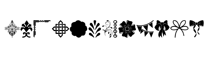 Ornaments Salad  Free Fonts Download