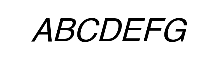 XM Traffic Italic  Free Fonts Download