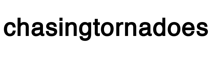 chasingtornadoes XM Traffic Bold Font