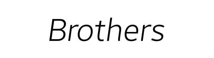 Brisa Sans Light Italic  Free Fonts Download