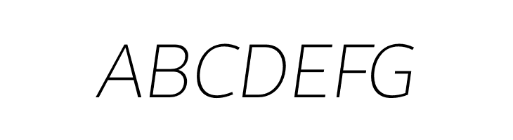 Brisa Sans Thin Italic  Free Fonts Download