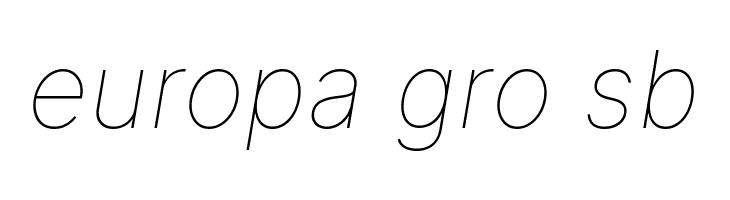 LinikSans-ThinItalic  Free Fonts Download
