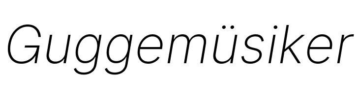LinikSans-ExtraLightItalic  Free Fonts Download