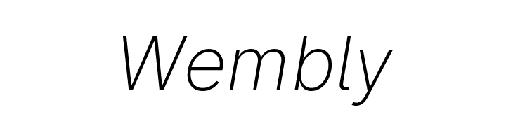 LinikSans-ExtraLightItalic  Free Fonts Download