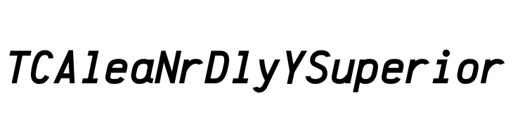 Anka/Coder Condensed Bold Italic  Free Fonts Download