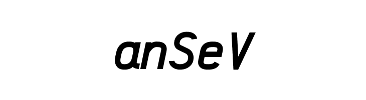 Anka/Coder Condensed Bold Italic  Free Fonts Download