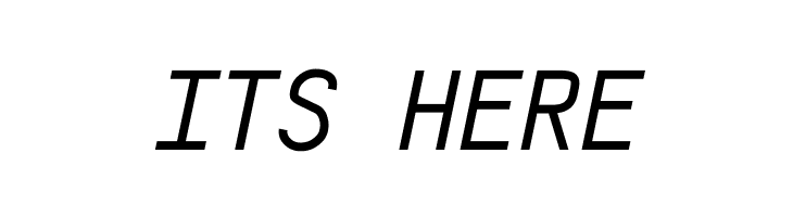 Anka/Coder Condensed Italic  Free Fonts Download