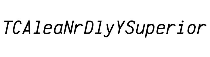 Anka/Coder Condensed Italic  Free Fonts Download