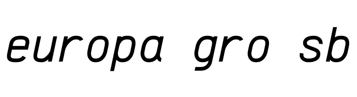 Anka/Coder Condensed Italic  Free Fonts Download