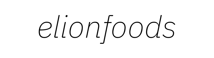 Aneliza ExtraLight Italic  Free Fonts Download