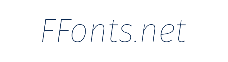 Trujillo Thin Italic font — Lorem ipsum body text preview