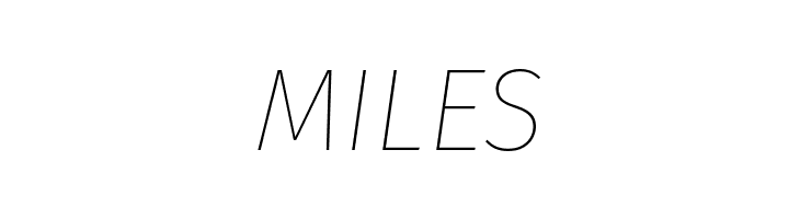 Trujillo Thin Italic  Free Fonts Download