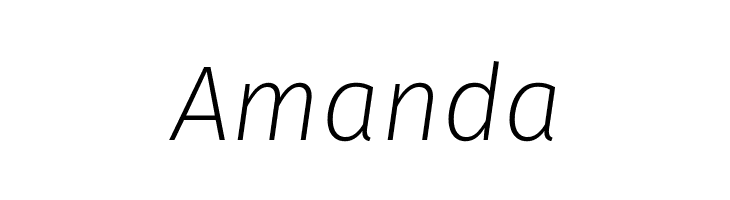 Trujillo ExtraLight Italic  Free Fonts Download