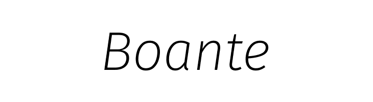 Trujillo ExtraLight Italic  Free Fonts Download