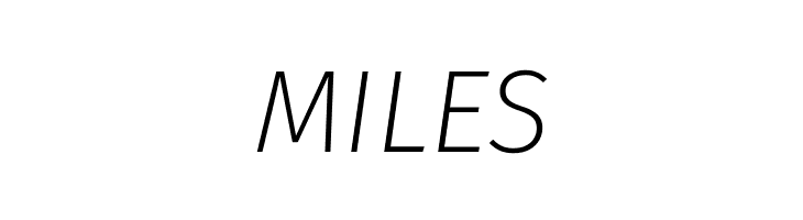 Trujillo ExtraLight Italic  Free Fonts Download