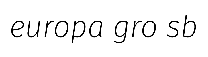 Trujillo ExtraLight Italic  Free Fonts Download