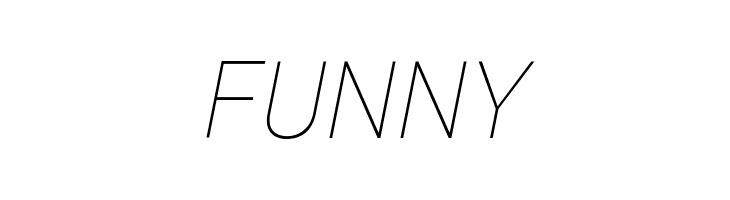 Franko Thin Italic  Free Fonts Download