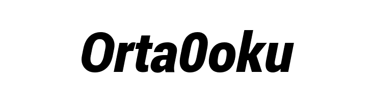 Franko Black Italic  Free Fonts Download