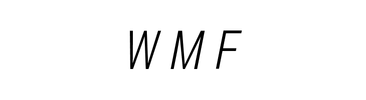 Franco Light Italic  Free Fonts Download