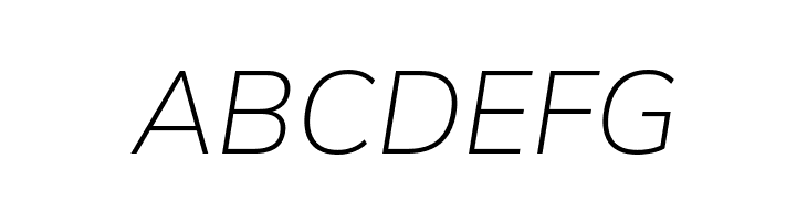 Winston ExtraLight Italic  Free Fonts Download