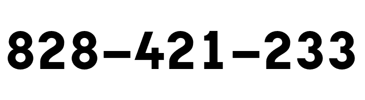 828-421-233 Laverick-Bold Font