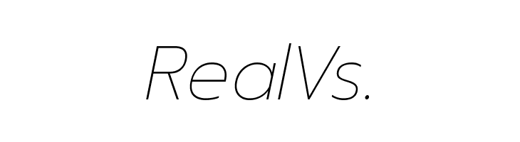 Readiness Thin Italic  Free Fonts Download