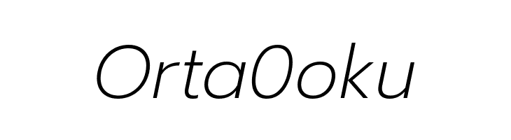 Readiness ExtraLight Italic  Free Fonts Download