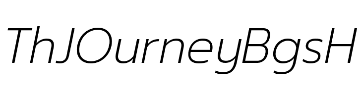 Readiness ExtraLight Italic  Free Fonts Download