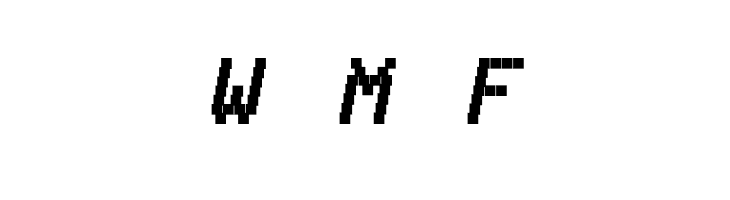 mnicmp Square Italic  Free Fonts Download