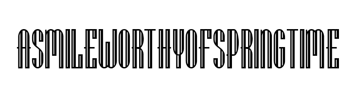 Lagniappe Inline NF  Free Fonts Download