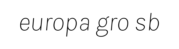 BetinaSans-ExtraLightItalic  Free Fonts Download